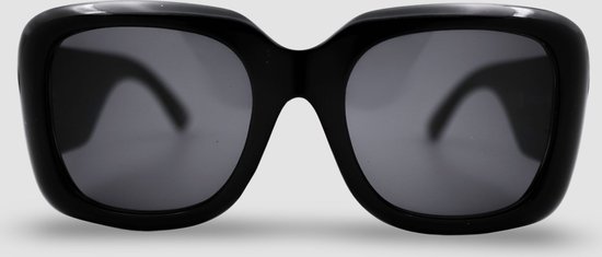 Montuurtjevoorjou - Veneto Black - Zonnebril - Zonnebril Dames - Vierkant - Zwart van Montuurtjevoorjou