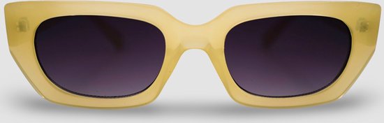 Montuurtjevoorjou - Vertigo Yellow - Zonnebril - Zonnebril Dames - Ovaal - Geel - Festival van Montuurtjevoorjou