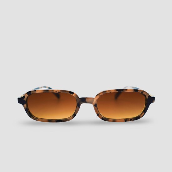 Montuurtjevoorjou - Vintage Brown - Zonnebril - Dames zonnebril - Bruin van Merkloos