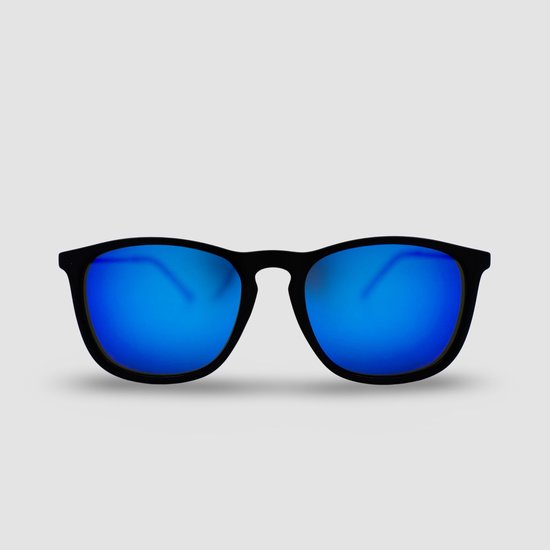 Montuurtjevoorjou - Way Metal Blue - Zonnebril - Zonnebril Heren - Piloten Zonnebril - Spiegelglazen van Montuurtjevoorjou