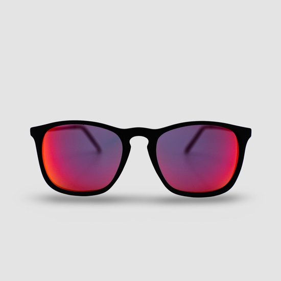 Montuurtjevoorjou - Way Metal Red - Zonnebril Heren - Piloten Zonnebril - Spiegelglazen van Montuurtjevoorjou