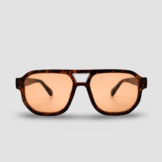 Montuurtjevoorjou - Zivo Orange - Zonnebril - Dames & Heren Zonnebril - Festival Bril - Oranje Zonnebril - Koningsdag van Merkloos