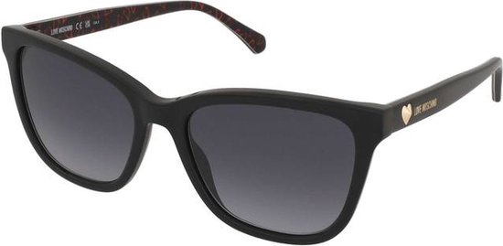 MOSCHINO LOVE MOL078/S INA BLACK PATTERN BLACK 54/17/140 Vrouw Zonnebrillen van Moschino