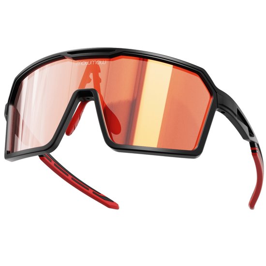 MowMow® Fotochromatische Zonnebril | Sportbril | Fietsbril | Wintersport | LuxaLens | WIZARD-002 van MowMow