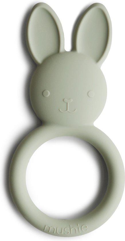 Mushie - Siliconen Bijtspeeltje - Bijtringen - Bunny van Mushie