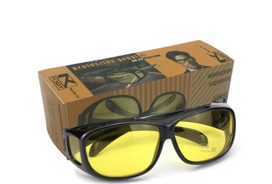 Nachtzichtbril - Night Vision - Nachtblind Bril - Nachtbril - Bril geel glas van Zanomi