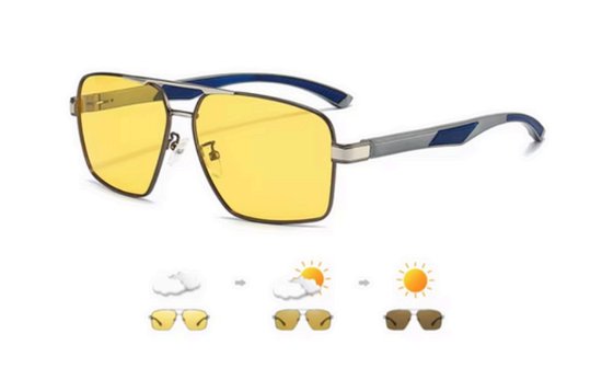 Nachtzichtbril - Overzetbril Nachtzicht - Premium - Nachtbril Auto - Night Vision Bril - Nachtblind Bril van Merkloos