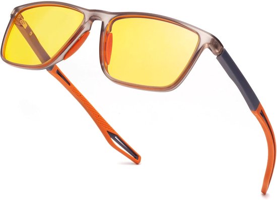 nachtzichtbril voor dames en heren, anti-glare glazen, verbeterd zicht 's nachts en regen