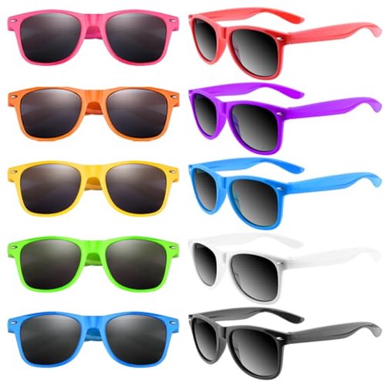 Neon Zonnebril voor Verjaardagsfeesten, Zomer, Strand en Zwembad van Folat