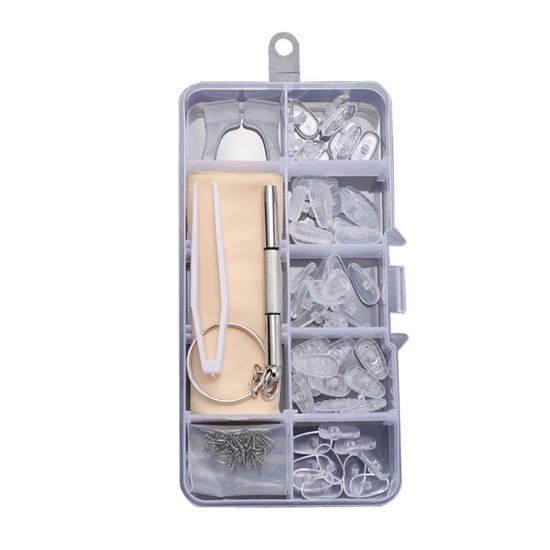 Neuspads en accessoires voor brilreparatie