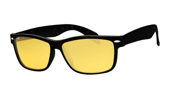 Night Vision Car Sunglasses Autozonnebril Avond Nachtzonnebril Auto Zonnebril Gele Lenzen Nachtbril van Merkloos