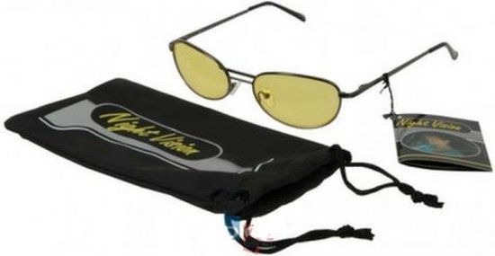 Night Vision Driving Glasses van Merkloos