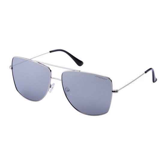 Nihao River HD 1.1mm Polarized lens - Zilver Plated Metal Anti-Allergisch Frame - Zilver Mirror Lens True Coating - Beweegbare neusvleugels - UV400 van Nihao.