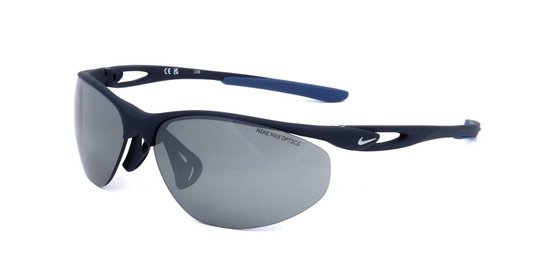 Nike NIKE AERIAL DZ7352 Matte midnight navy/slvr flash 69/7/135 UNISEX Zonnebrillen