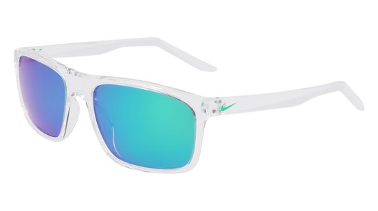 NIKE NIKE FIRE L P N IU4690X 900 CLEAR / POLAR GREEN MIRROR 58/18/140 UNISEX Zonnebrillen van Nike