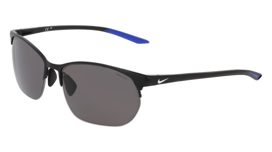 NIKE NIKE MODERN METAL ZONE IH0911X 010 MATTE BLACK / GREY 62/17/145 MALE Zonnebrillen van Nike
