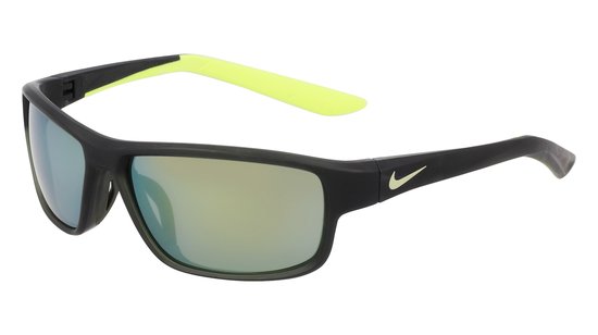 NIKE NIKE RABID 22 JR IF1054X 355 MATTE SEQUOIA / YELLOW MIRROR 55/13/125 Jongen Zonnebrillen van Nike