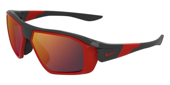 Nike NIKE SHOW X3 FF IM9736X Anthracite / red mirror / clea 57/14/125 MAN Zonnebrillen van Merkloos