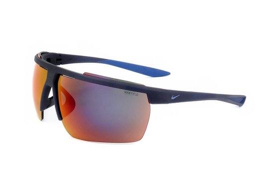 Nike NIKE WINDSHIELD E CW4662 451 MATTE OBSIDIAN/FIELD TINT 75/9/130 MAN Zonnebrillen van Merkloos