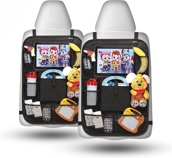 Nince premium luxe & stevige autostoel organizer met tablet houder - Set van 2 - Auto stoel organiser - van Nince