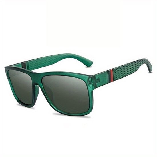 Nivard Zonnebril - Zonnenbrillen - Zonnenbril - Sun Glasses - Sunglasses - Techno Bril - Rave & Festival - Premium Quality - Donkergroen van Nivard