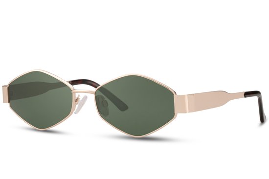 Nydo Eyewear, Zonnebril - Zilver - Sunglasses - Groen tint van Nydo Eyewear