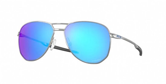 Oakley Contrail Satin Chrome/ Prizm Sapphire - OO4147-03 van Merkloos