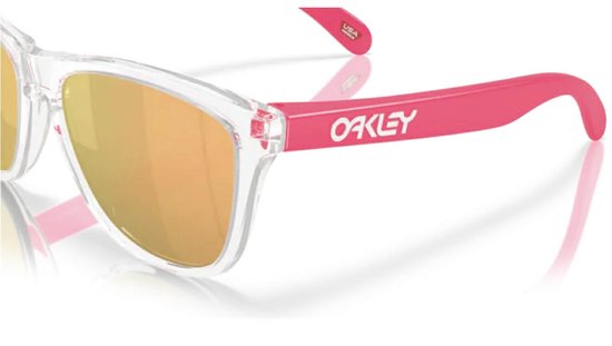Oakley Frogskins Clear Prizm Rose Gold van Merkloos