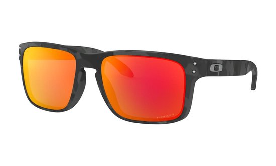 Oakley - Holbrook Zonnebril Mat Zwart Camo - Prizm Ruby Lens