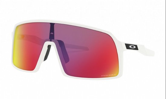 Oakley Sutro Fietsbril - Matte White - Prizm Road van Merkloos