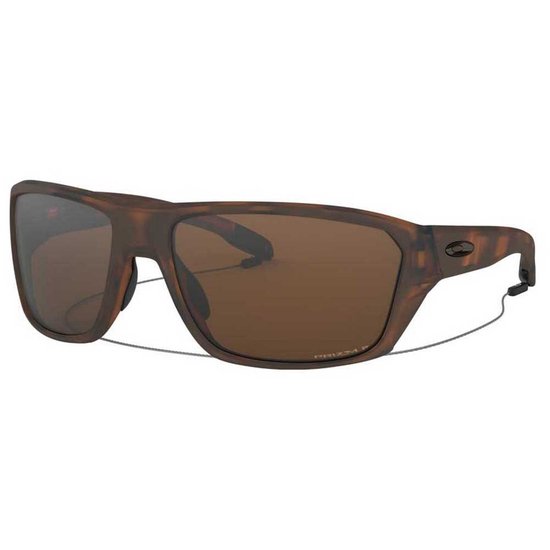 Oakley zonnebril - Split Shot -  matt tortoise - Prizm tungsten polarized van Merkloos