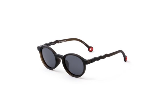 Olivio&Co - Zonnebril - 3 / 12 jaar - Classic - Ovaal - Squid Black van Olivio&Co