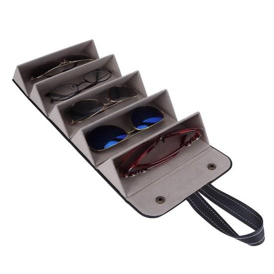 Omgoods - 5-Slot Zonnebril Organizer met Hangfunctie