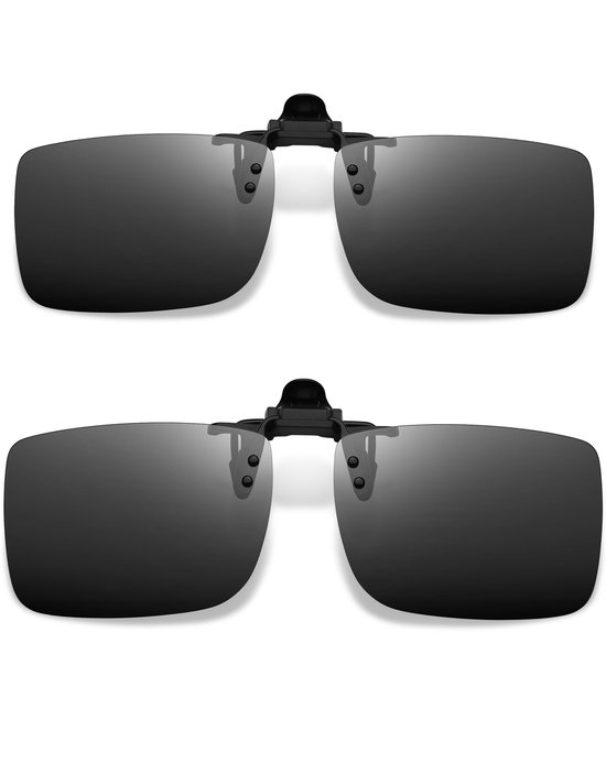 Omgoods - Clip-On Zonnebrillen met Polarisatie voor Dames en Heren