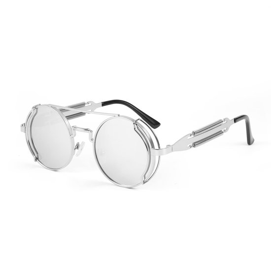 Omgoods - Retro Steampunk Zonnebril met UV Bescherming voor Buitenactiviteiten