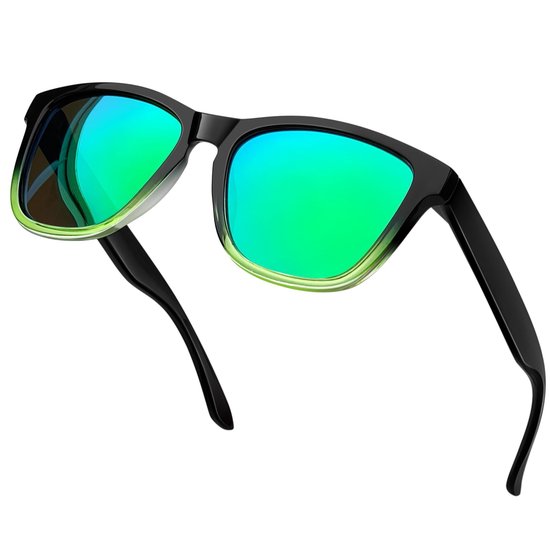 Omgoods - Unisex Gepolariseerde Zonnebril met UV400 Bescherming en Retro Stijl