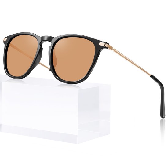 Omgoods - Vintage Gepolariseerde Zonnebril voor Vrouwen met UV 400 Bescherming