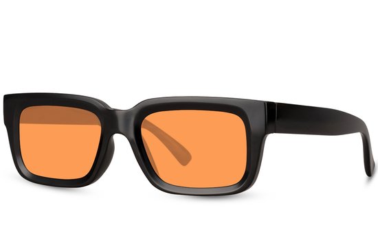 Oranje bril - Koningsdag bril - Bevrijdingsdag - Gerecyclede Materialen - Duurzame Zonnebril - Unisex - Oranje zonnebril - Oranje - Festival bril - Kingsday van Merkloos