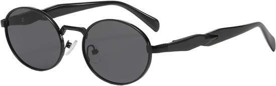 ovale zonnebril dames heren retro ronde metalen zonnebril modieus ontworpen bril