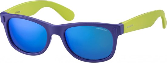 P0115 Kinderzonnebril, UDF/JY blauw-groen, 46, uniseks