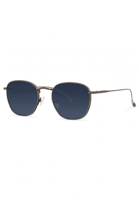 Panto Zonnebril Unisex met UV400 Bescherming - Modern Metalen Montuur - Solo Solis - MAXTE