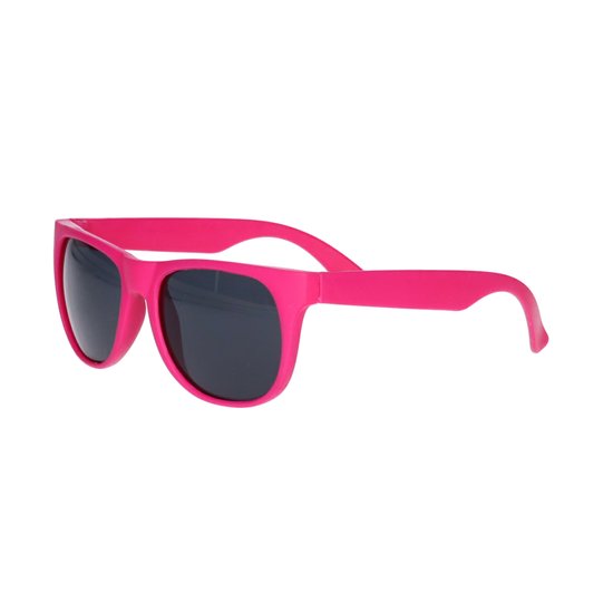 Party zonnebril - fuchsia roze - kunststof - UV400 - verkleedbril voor volwassenen van RelaxxNow