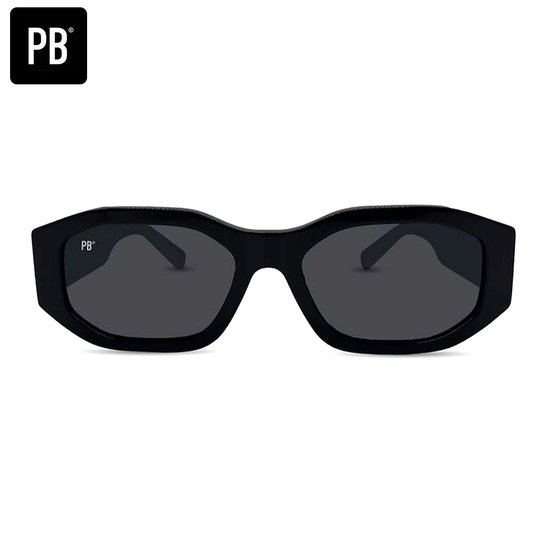PB Sunglasses - Yves Black. - Zonnebril heren en dames - Gepolariseerd - Rechthoekige zonnebril - Acetaat frame van PB Sunglasses