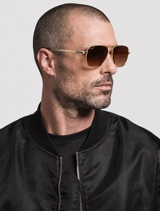 Perista Zonnebril Pilot 007 - Zonnebril - heren - bruin - zomertrend