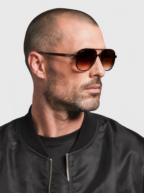 Perista Zonnebril Pilot 008 - Heren - Zonnebril - Zomertrend - Bruin