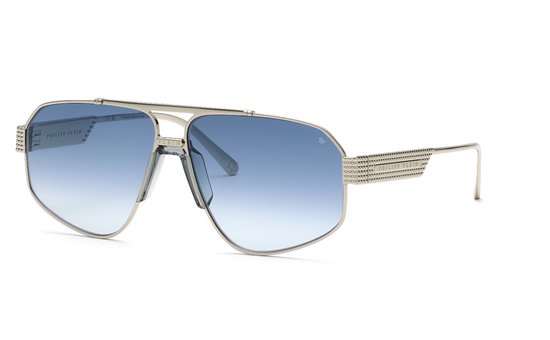 Philipp Plein SPP106M 0579 PALLADIO LUCIDO 63/13/145 MAN Zonnebrillen van Merkloos