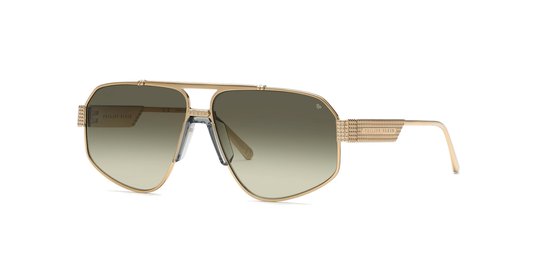 Philipp Plein SPP106M Oro grigio lucido 63/13/145 MAN Zonnebrillen van Merkloos