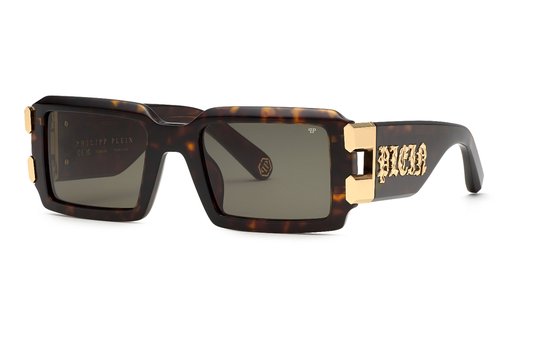 Philipp Plein SPP129V 0722 AVANA SCURA LUCIDA 54/22/145 MAN Zonnebrillen van Merkloos