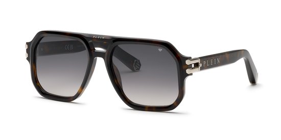 Philipp Plein SPP148M Avana scura lucida 57/18/145 MAN Zonnebrillen