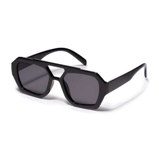 Pilotenbril - Zonnebrillen - Festival bril - Rave bril - Glasses - Classic model - Zwart van Merkloos